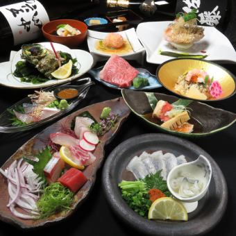 【年末聚會套餐/僅限餐點】豪華單人套餐 7,800日圓(含稅)*另加2,200日圓(含稅)可享2小時暢飲