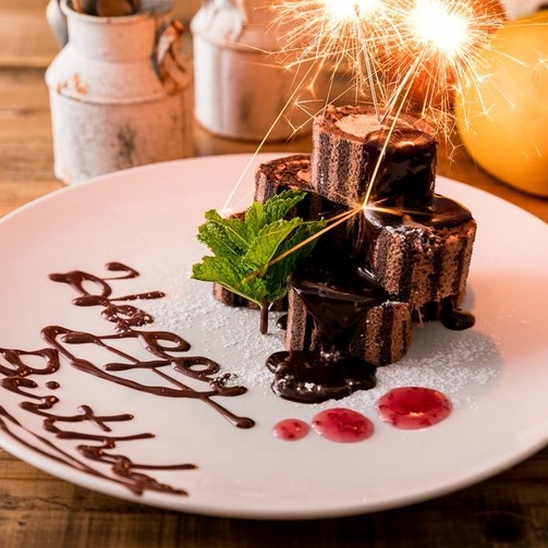 誕生日・記念日の『特製サプライズプレート』 プレゼント♪