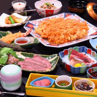 Tentake 9-item special course! 5,500 yen (tax included)