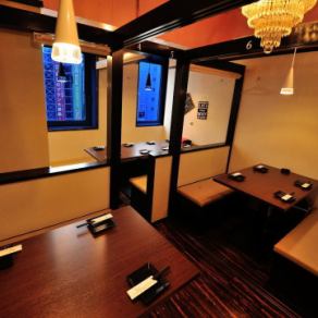 Enjoy a completely private time in a private room at Tsubomi☆