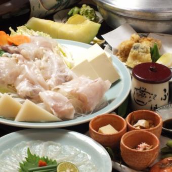 [Recommended hot pot for this time of year] Directly delivered from Kyushu with 120 minutes of all-you-can-drink! Torafugu hotpot course 6 dishes 8,500 yen (tax included)