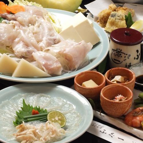 〔料理のみ〕下関直送！とらふぐ鍋コース ＜全6品＞ 