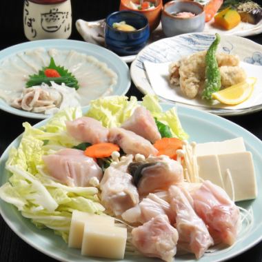 All-you-can-drink for 120 minutes [Trafugu hot pot course] 6 dishes 8,500 yen◎