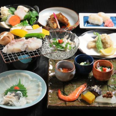 120 minutes all-you-can-drink [Torafugu kaiseki course] 9 dishes 8,500 yen