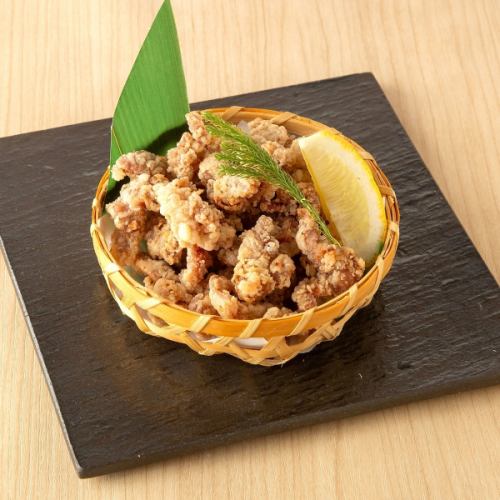 砂肝銀皮の唐揚げ