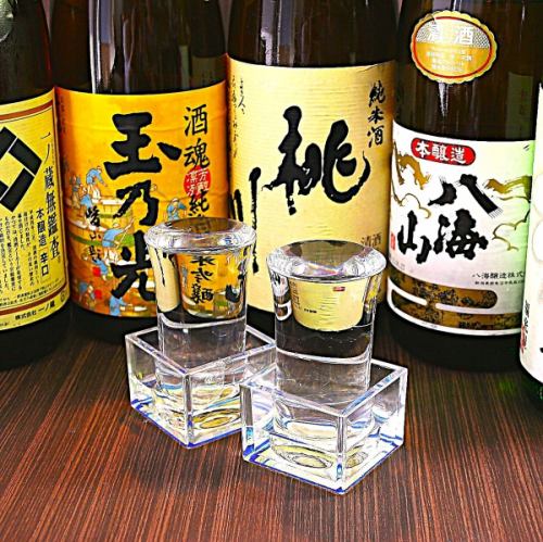 【接待・お食事会にも】 絶品炙り料理に合う、日本酒・銘酒を数多くご用意しておりますのでお気軽に！