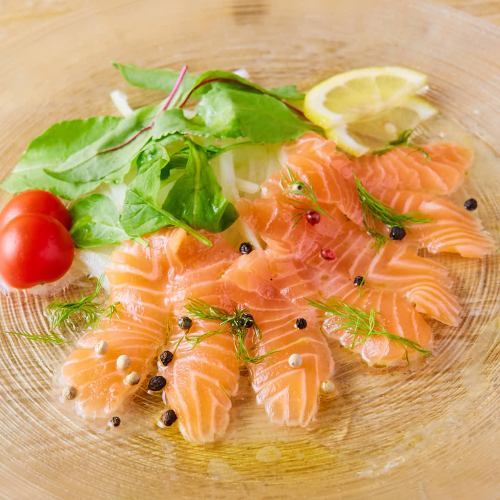 Salmon Carpaccio/Sea Bream Carpaccio