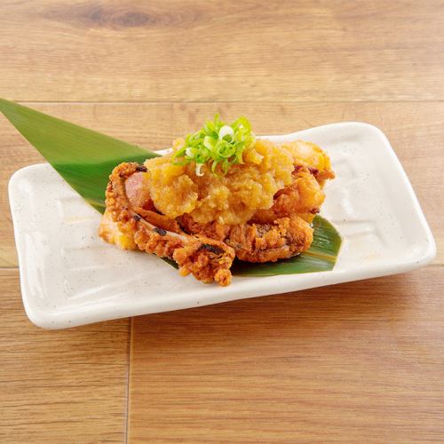 Deep-fried squidfish Tatsuta with grated ponzu sauce