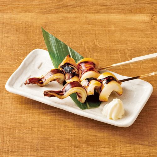 Squid skewers (2 skewers)