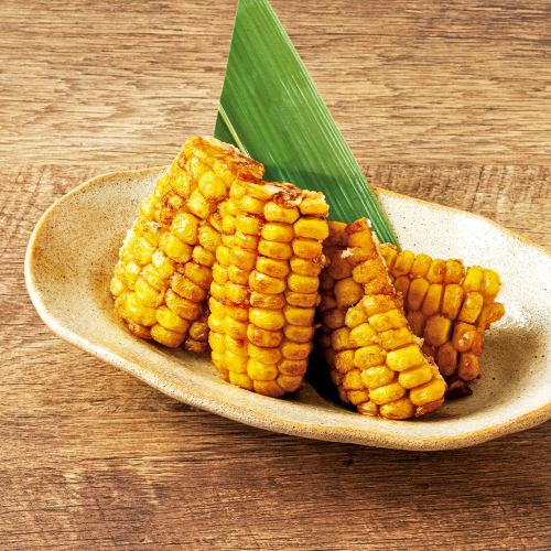 Corn butter soy sauce/corn tempura each
