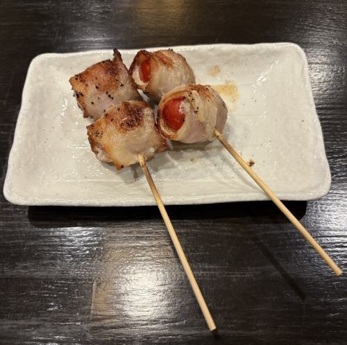 トマト　肉巻き