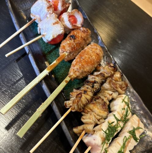 【大山どりを使用！】自慢の本格焼き鳥！