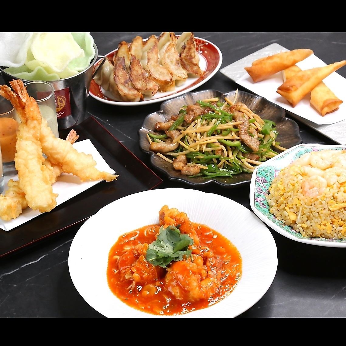 カジュアルな忘新年会に◎【海老尽くし得々コース】3850円