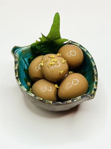 鶉卵の中華醤油漬け