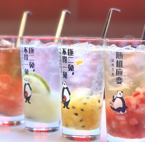 果肉系ドリンクやノンアルコールドリンクも充実