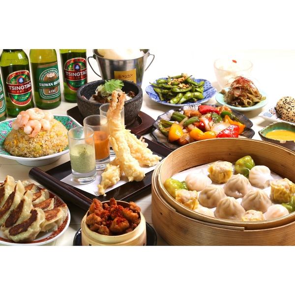 【当日OK！気軽な飲み会に】海老中華◇2時間飲み放題付き！心々コース〈全9品〉4,400円