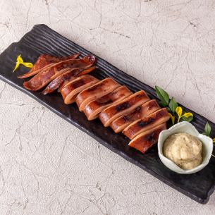 漬け焼きいかの山椒マヨ添え