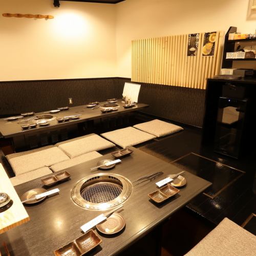 12名様まで可能な半個室席