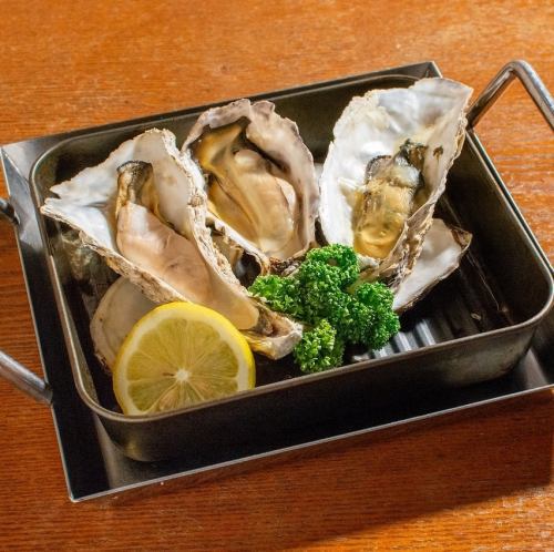 牡蠣蒸し焼ガンガン焼き