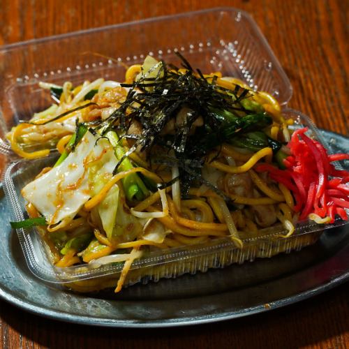 牛ホルモン焼きそば