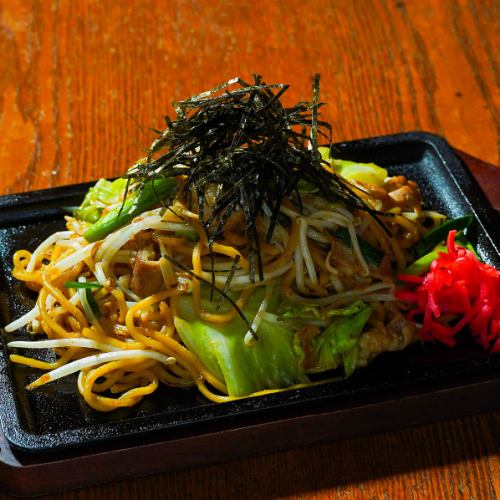 牛ホルモン焼きそば