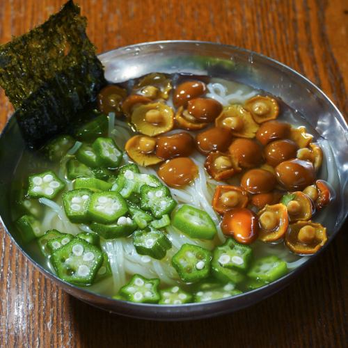なめこオクラ冷麺
