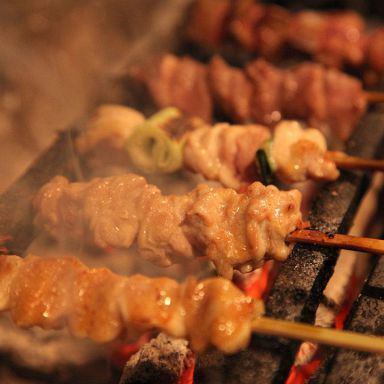 名古屋コーチン串3種盛り