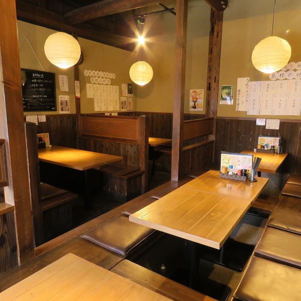 On the 2nd floor, there are digging kotatsu, private rooms, and spacious tables that can accommodate a large number of people.3 minutes walk from Miyakojima station and close to the station! Open until 1am and location conditions ◎ [Same-day reservation OK ◎] All-you-can-drink course 4000 yen (tax included) ~ and many banquet menus are also available.