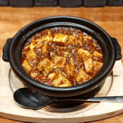 京鴨のピリ辛麻婆豆腐Kyoto duck spicy mapo tofu