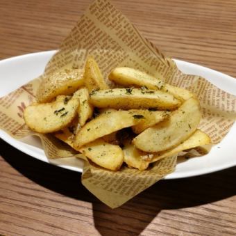 Tossa's fries Shimanto seaweed salt french fries Shimanto seaweed salt