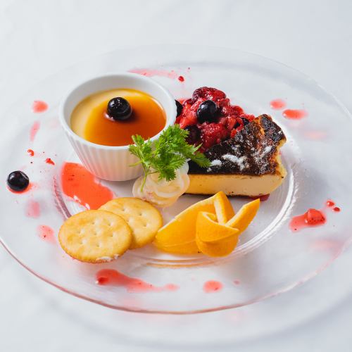 選べるデザートプレート Dessert plate to choose from