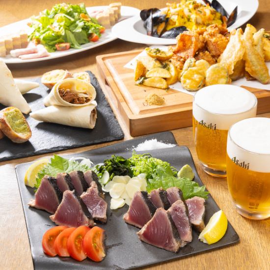 ☆高知県産☆日戻りカツオの藁焼き＜1,680円＞が自慢のお店◎