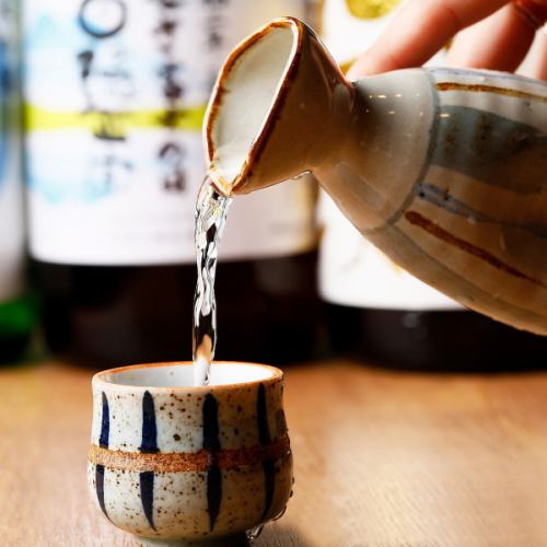All-you-can-drink including 10 types of local sake
