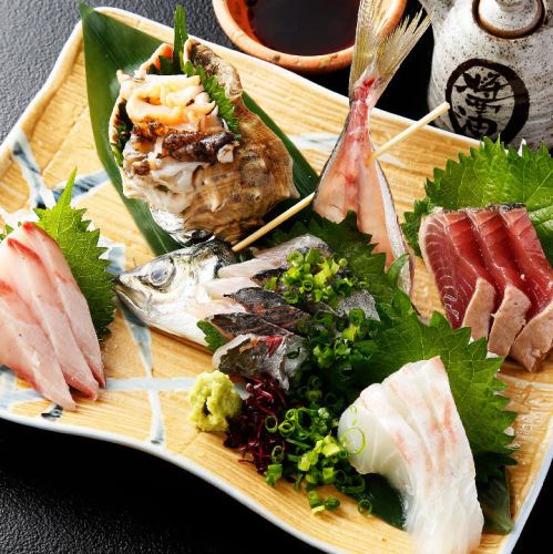 【売切れ御免！】　刺身五点盛