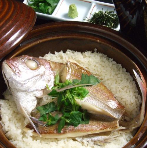 名物！絶品【塩鯛めし】
