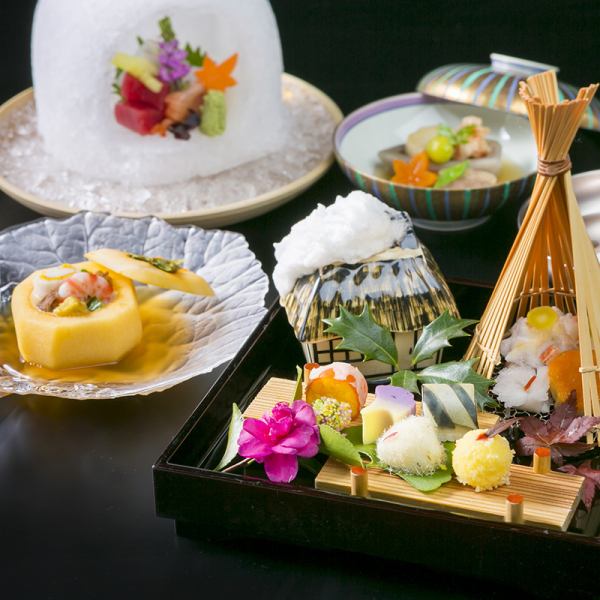 季節食材をふんだんに取り入れた会席