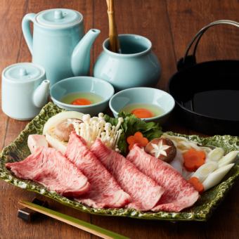 【ランチ・ディナー】青森『NAMIKI和牛』すき焼きコース(2026年1月5日~来店可能)