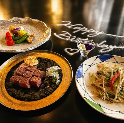 【ランチ限定】佐賀牛サーロイン100gの鉄板焼ランチコース