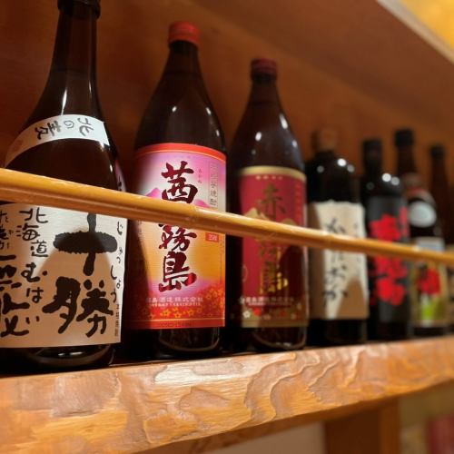 We also have plenty of shochu available