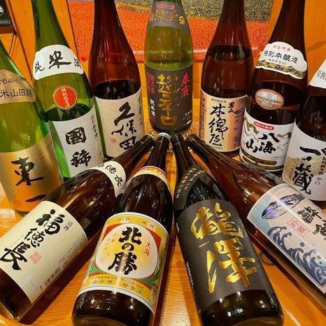 [Marriage of sake to match the dishes ☆] Sake from all over the country and wine from Ikeda Town