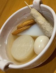 おでんの盛り合わせ