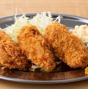 Fried oysters (3 pieces)