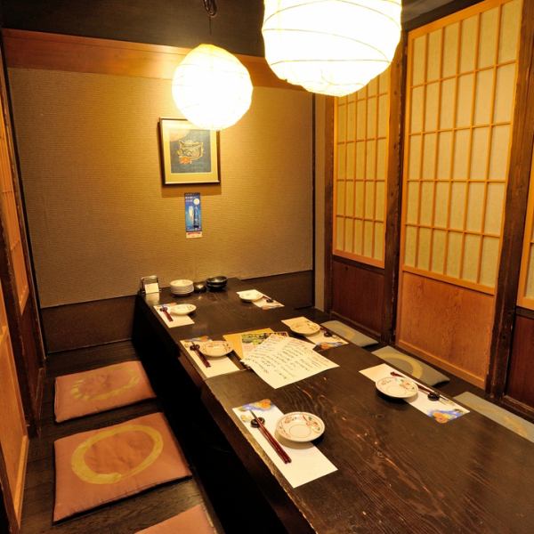 [Digging-type complete private room where you can relax and relax ☆] Please use the digging-tatsu private room for medium to large-scale banquets.There is also a private room with a footbath, so if you would like, please let us know.
