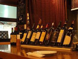 Various wine selection available