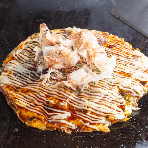 【女子会にはこちら！選べるお好み焼き、焼きそば含む全6品＋100分飲み放題付★】2,900円コース　（税込）