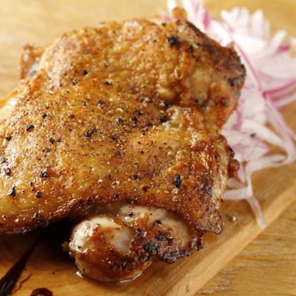 鶏もも肉の悪魔風ロースト
