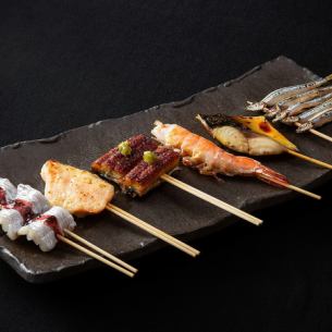 Assorted 6 kinds of creative fish skewers