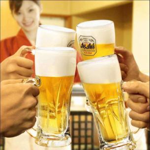 生ビール中ジョッキ半額！