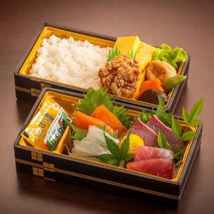 刺身弁当（唐揚げ）