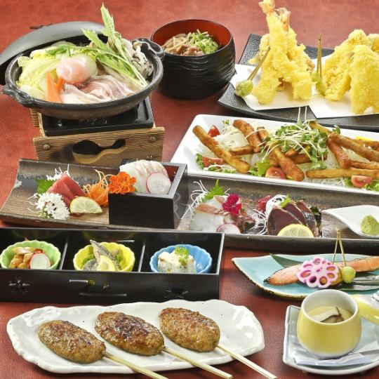 秋宴【时令套餐】陶盘猪肉寿喜烧、柚子烧银鲑、生鱼片等(含120分钟无限畅饮)